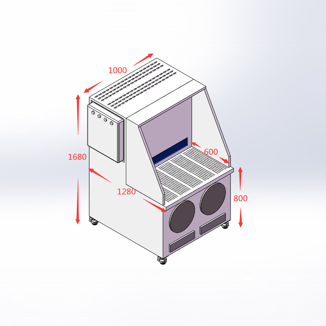 干式打磨臺(tái)KS-DGT1000